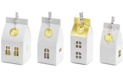 Partydeco Adventskalender Häuser
