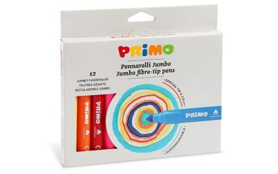 Primo Jumbo Fasermalstift, 12 Stk