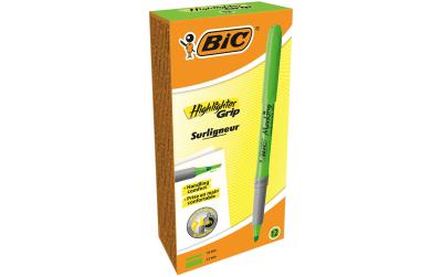 Bic Textmarker Brite Liner Grip, 12 Stk