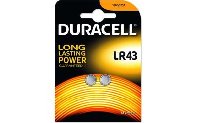 Duracell Alkaline LR43, 2 Stk