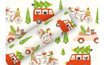 B+C Geschenkpapier HOme for Christmas