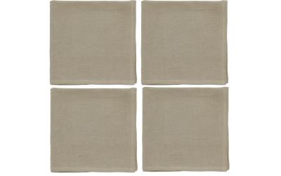 Södahl Serviette Pure Linen Nature 4er Set