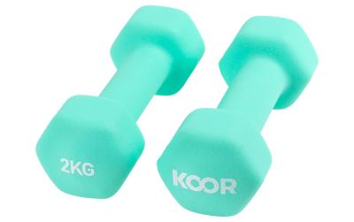 KOOR Kurzhantel 2 kg mint grün