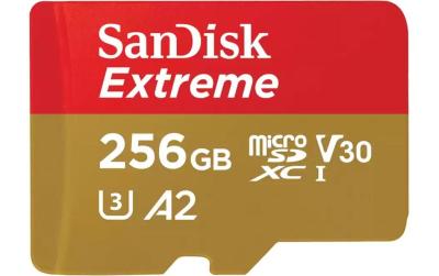 SanDisk microSDXC Card Extreme 256GB