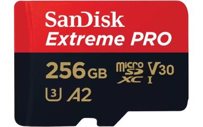 SanDisk microSDXC Card Extreme Pro 256GB