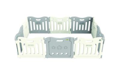 Babycare Laufgitter Melange Grey