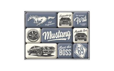 Nostalgic Art Magnet-Set Ford Mustang