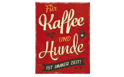 Nostalgic Art Magnet Kaffee und Hunde