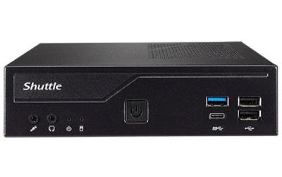 Shuttle Barebone DH610, schw.