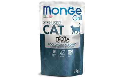 Monge Cat Grill Sterilised Forelle 85g