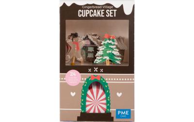 PME Cupcake Set - Gingerbread Village