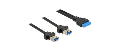 Delock USB3.0 Pfostenbuchse 2.00mm 19 Pin