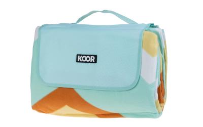 KOOR Picknickd. Monte mint/beige 200x250cm