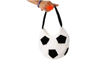 Folat Handtasche Fussball Plüsch