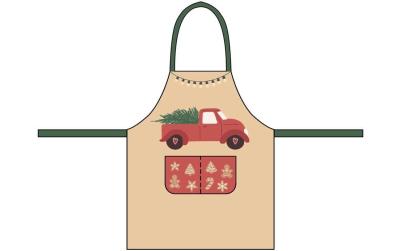 ChicMic Kitchen Apron Kids - Christmas car