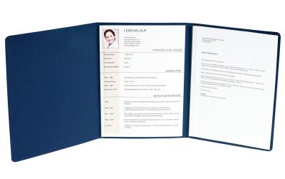 Exacompta Bewerbungsmappe A4 dunkelblau