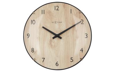 NexTime Tisch & Wanduhr Edge Wood Mini