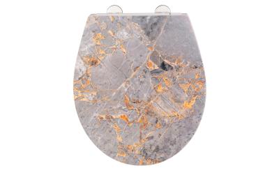 Wenko WC-Sitz Grey Marble