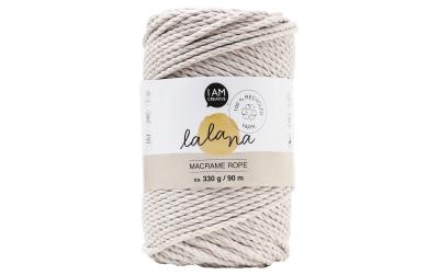 lalana Wolle Macrame rope stone