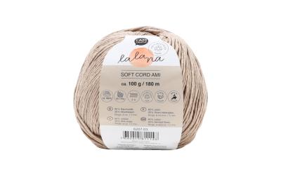 lalana Wolle Soft Cord Ami beige