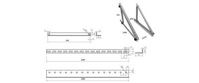 Swaytronic Solar-Montage-System 41-Zoll