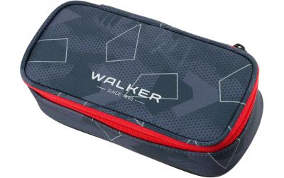 Walker Etui Pencil Box Grey Polygon