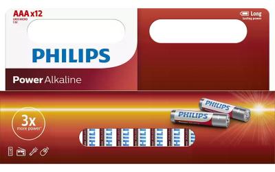 Philips Batterie Power Alkaline AAA