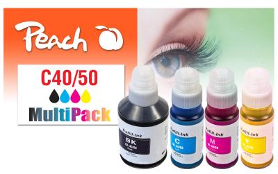 Peach Canon CISS GI-40/50, Multi-Pack