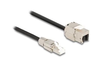 Delock Kabel RJ45 zu Keystone Modul