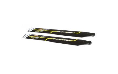 OMP Hobby Hauptrotorblätter Gelb