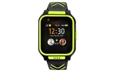 MyKi 4 Smartwatch Schwarz Grün, 4G und GPS