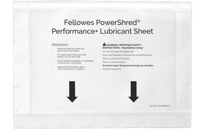 Fellowes Powershred Perfomance+Ölblätter