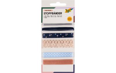 Folia Stoffbänder Set Blue Velvet