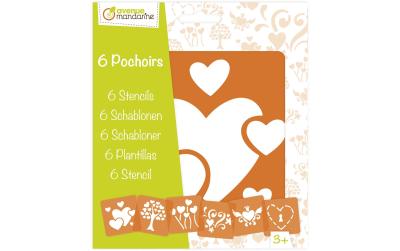 Avenue Mandarine Schablonen Set Herzen