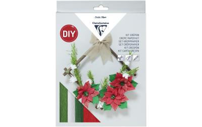 Clairefontaine Kreppapier Weihnachtskranz