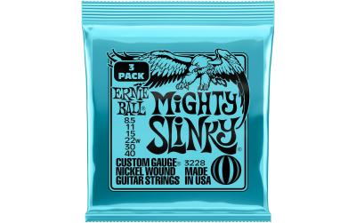 Ernie Ball 3228 Slinky Nickel, 3er Pack