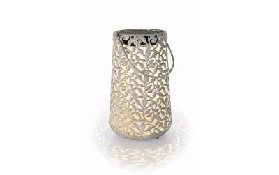 STT Solar Antic Lantern Rosy, weiss
