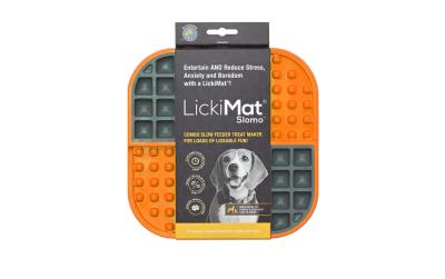 LickiMat Dog Slomo Orange