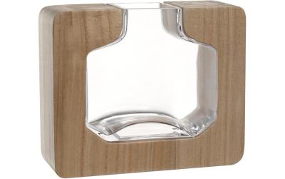 Leonardo Vase Autentico aus Holz und Glas