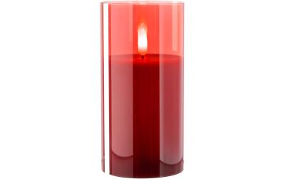 Leonardo LED-Kerze Autentico, Rot