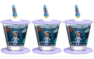Leonardo Kinderglas Set Avventura Weltall S