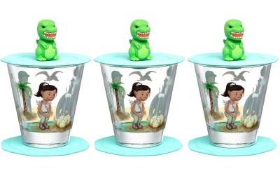 Leonardo Kinderglas Set Avventura Dino S