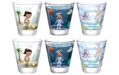 Leonardo Trinkglas Set Avventura 215ml ass.