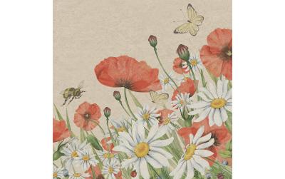 Paper + Design Servietten Floral Poppies