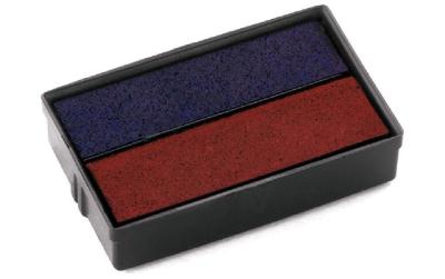 COLOP Ersatzkissen blau/rot