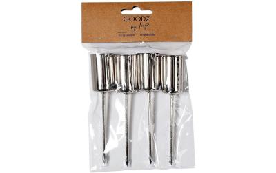 Inge Kerzenhalter mit Spiess, 4 Stück