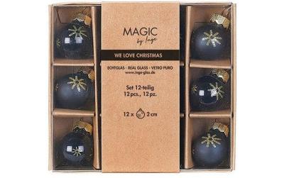 Inge Weihnachtskugeln Ebony Black