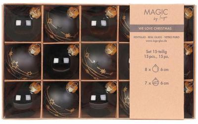 Inge Weihnachtskugeln Eboy Black