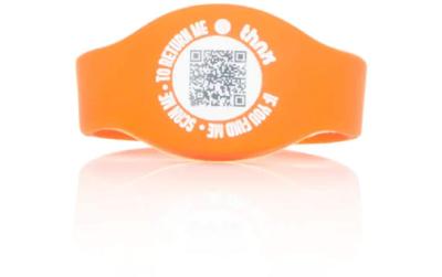 thnx tag SOS Armband Orange