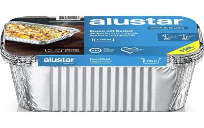 Alustar Boxen mit Deckel 5 Stk. 1500 ml